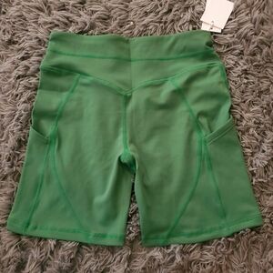 Sabē Vibrant Green Women's Athletic Shorts